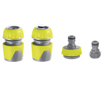 Set de conectores y adaptadores para manguera, GARDEN STAR ALCAMPO.