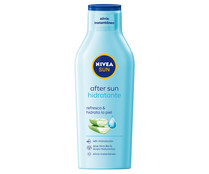 Loción after sun con acción hidratante, refrescante y calmante NIVEA Sun 400 ml.