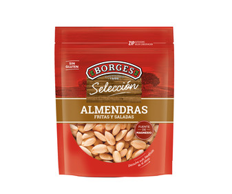 Almendras fritas y saladas BORGES SELECCIÓN 200 g. Almendras fritas y saladas BORGES SELECCIÓN 200 g.