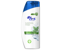 Champú anticaspa de uso diario, para todo tipo de cabellos H&S Menthol fresh 700 ml.