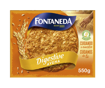 Galletas FONTANEDA Digestive con avena 550 g. Galletas FONTANEDA Digestive con avena 550 g.