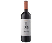 Vino tinto reserva con denominación de origen Catalunya MASIA botella de 75 cl.