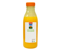 Zumo de naranja natural recién exprimido ALCAMPO PRODUCCIÓN CONTROLADA Botella de 500 ml.