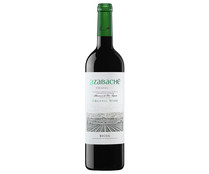 Vino tinto crianza ecológico con denominación de origen calificada Rioja AZABACHE botella de 75 cl.