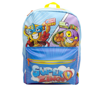Mochila escolar con espectacular diseño, SUPERZINGS. Mochila escolar con espectacular diseño, SUPERZINGS.