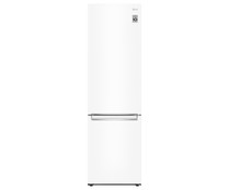 Frigorífico combi LG GBP62SWNGN NO FROST, clasificación energética: D, H: 203cm, A: 59,5cm, F: 68,2cm, capacidad total: 384L.