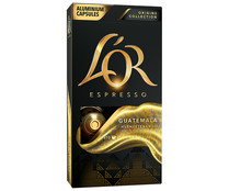Café  Guatemala compatible con Nespresso L´OR ESPRESSO 10 uds. 52 g.