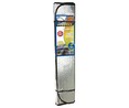 Parasol aluminizado plegable con cortina térmica reflectora y medida de 145x80 centímetros ROLMOVIL.