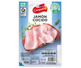 Jamón cocido extrajugos cortado en lonchas, sin gluten ni lactosa CAMPOFRÍO 80 g.
