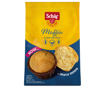 Magdalenas de yogurt sin gluten SCHÄR Muffins, 260 g.
