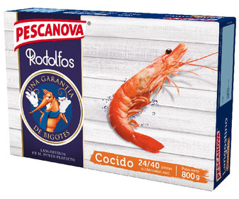 Langostino 20/40 cocido y ultracongelado PESCANOVA 800 g (P.N.E) Langostino 20/40 cocido y ultracongelado PESCANOVA 800 g (P.N.E)