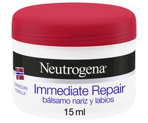 Bálsamo reparación inmediata para nariz y labios NEUTRÓGENA 15 ml.