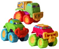 Coche con cara mini monster de colores ONE TWO FUN ALCAMPO.