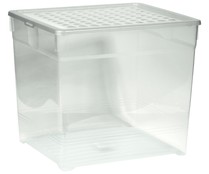 Caja de ordenación multiusos con tapa, 33 litros de capacidad, 40x34x34 centímetros CURVER.