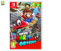 Videojuego Super Mario Odyssey para Nintendo Switch. Género: Plataforma. PEGI:+7
