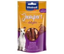 Snacks para perros con sabor a pato rico en calcio Jumpers Delight VITAKRAFT 80 gr.