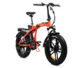  Bicicleta eléctrica YOUIN You-Ride Dubai, color naranja, 250W, 7 velocidades, ruedas 20”, autonomía 35-45km.