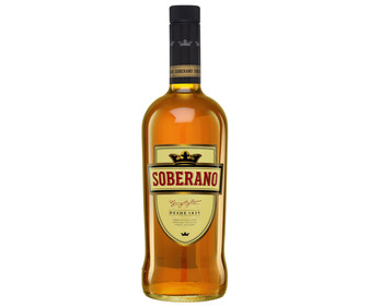 Bebida espirituosa SOBERANO botella de 1 litro Bebida espirituosa SOBERANO botella de 1 litro