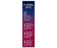 Preservativos lubricados con puntos y estrias, para un placer superior CONTROL  Sensual Dots & lines 12 uds.