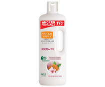 Gel de baño o ducha hidratante con aceite de almendras dulces NATURAL HONEY Skin care 1350 ml.