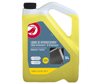 Líquido refrigerante con temperatura de protección de hasta -25ºC, 5L amarillo apto para Renault y Dacia,, ALCAMPO.