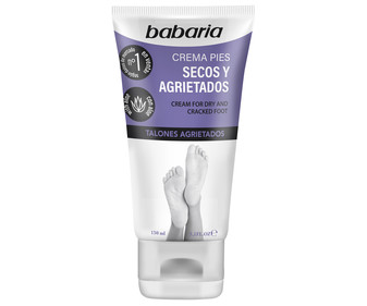 Crema para pies con aloe vera, especial pies secos y talones agrietados BABARIA 150 ml. Crema para pies con aloe vera, especial pies secos y talones agrietados BABARIA 150 ml.