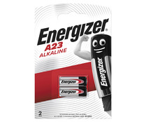 Pack de 2 pilas alcalinas A23, MN21, 12V, ENERGIZER.