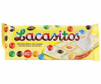 Chocolate blanco con Lacasitos, rico en calcio LACASITOS 100 g.