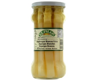 Espárragos blancos frasco de 325 gramos Espárragos blancos frasco de 325 gramos
