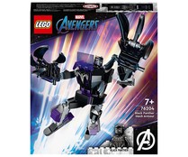 Juego de construcciones Armadura Robótica de Black Panther con 125 piezas, LEGO MARVEL 76204.