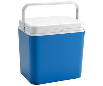 Nevera portátil rígida con capacidad de 24 litros, color azul ATLANTIC.
