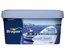 Pintura para paredes monocapa BRUGUER Colores del mundo Mediterráneo Matiz de Lila, 4L.