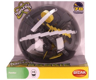 Juego de mesa de laberintos en 3D Perplexux Rookie de 18cm. 100 obstáculos desafiantes BIZAK. Juego de mesa de laberintos en 3D Perplexux Rookie de 18cm. 100 obstáculos desafiantes BIZAK.