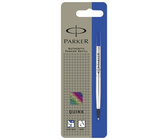 Recambio de punta media y grosor de escritura de 0.7 mm, con tinta líquida de color azul PARKER. Recambio de punta media y grosor de escritura de 0.7 mm, con tinta líquida de color azul PARKER.