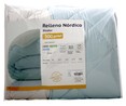 Relleno nórdico bicolor reversible para cama de 150cm, 300g/m², NATURALS, color beige/verde.