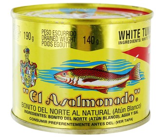 Bonito del norte al natural lata de 140 gramos Bonito del norte al natural lata de 140 gramos