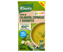 Crema de calabacín y espinacas LIGERESA KNORR brik 500 ml.