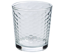 Pack de 6 vasos de cristal con diseño de burbujas, 0,26 litros, Gala QUID. Pack de 6 vasos de cristal con diseño de burbujas, 0,26 litros, Gala QUID.