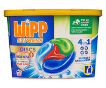 Detergente en cápsulas para lavadora antiolores 4 en 1 WIPP EXPRESS 18 uds.