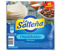 Tapas de hojaldre para hornear, medianas para empanadas LA SALTEÑA 15 uds.