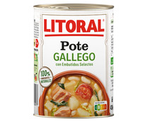 Pote Gallego con embutido selecto LITORAL lata de 430 g.