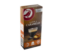Café sabor caramelo en cápsulas, intensidad 7 PRODUCTO ALCAMPO 10 uds. 62 g.