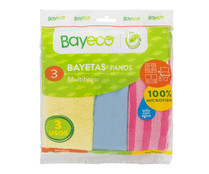 Bayetas de microfibra BAYECO 3 uds.