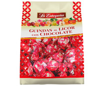 Bolsa de guindas al licor con chocolate LA ESTEPEÑA 200 g.