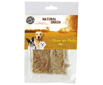 Snack para perro natural SANDIMAS TIRAS DE POLLO 50 g.