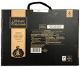 Maletín con 6 sobres de 150 g. de jamón de cebo ibérico (50% raza ibérica), cortado en lonchas con separador SELECTOS PEÑARANDA 900 G.