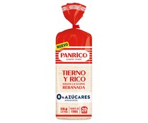 Pan  de molde sin corteza PANRICO 450 gr,