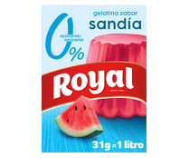 Gelatina en polvo sabor sandía 0 %  ROYAL 31 g.