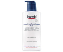 Loción corporal reparadora para piel muy seca y áspera EUCERIN Urea repair plus 400 ml.