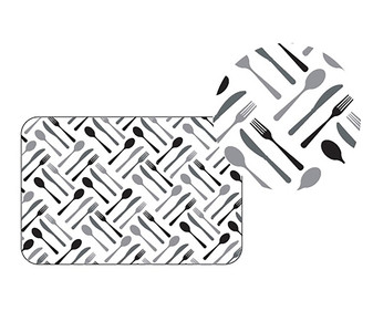 Mantel individual estampado, 30 x 45 cm, ACTUEL. Mantel individual estampado, 30 x 45 cm, ACTUEL.